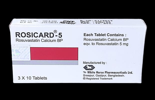 Tablet Rosicard 5mg (30pcs)